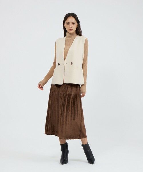 EPOCA / エポカ ニット・セーター | コンパクトニットジレ | 詳細1