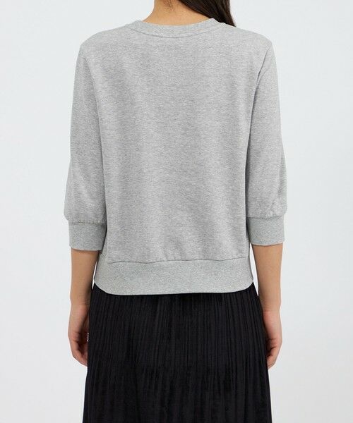 EPOCA / エポカ カットソー | フォイルロゴプリント スウェットプルオーバー | 詳細5