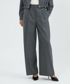 EPOCA / エポカ その他パンツ | ライトウールツイル ワイドパンツ