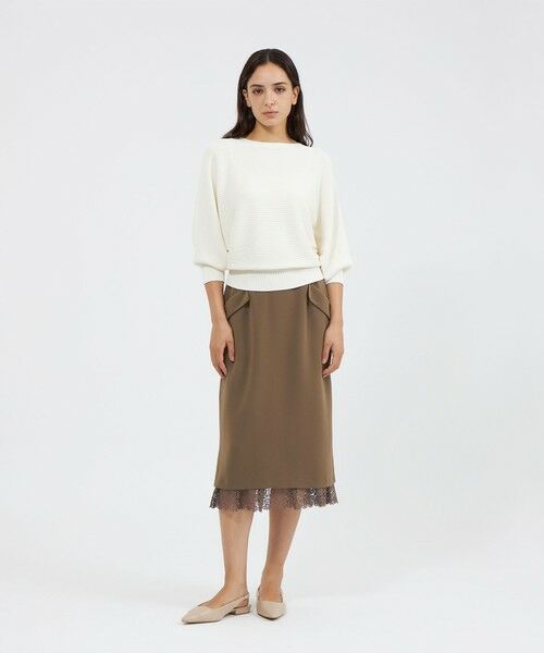 EPOCA / エポカ ロング・マキシ丈スカート | トリアセダブルクロス セミタイトスカート | 詳細2