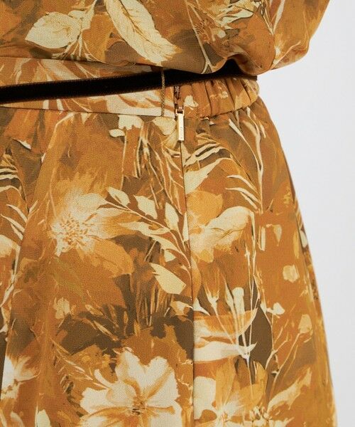 EPOCA / エポカ ロング・マキシ丈スカート | レイヤーフィオーレプリント フレアスカート | 詳細7