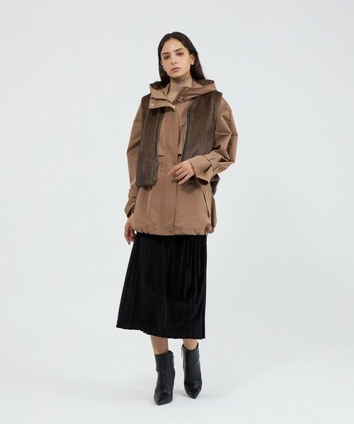 EPOCA / エポカ ロング・マキシ丈スカート | トリアセベロア プリーツスカート | 詳細3