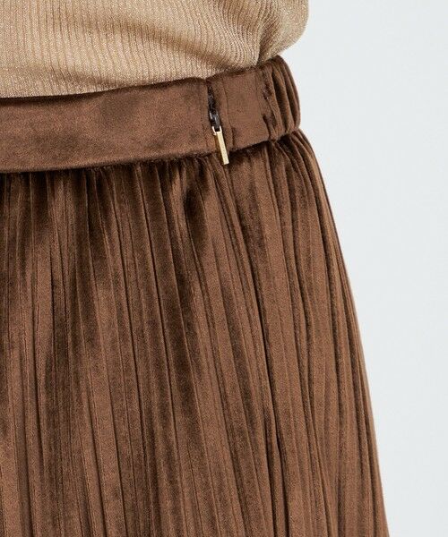 EPOCA / エポカ ロング・マキシ丈スカート | トリアセベロア プリーツスカート | 詳細9
