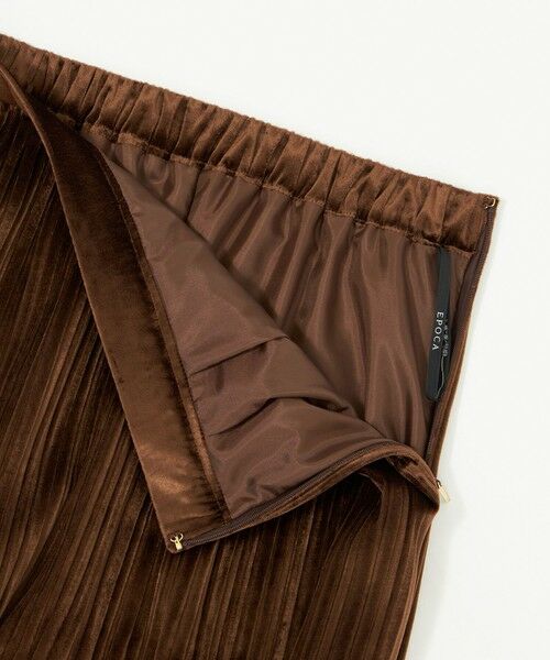 EPOCA / エポカ ロング・マキシ丈スカート | トリアセベロア プリーツスカート | 詳細10