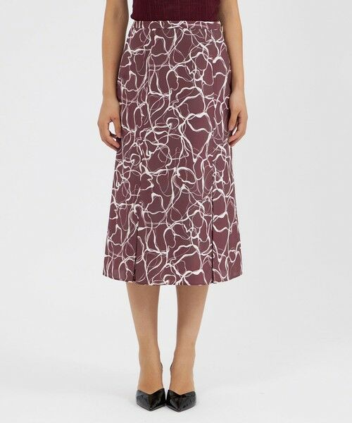 EPOCA / エポカ ロング・マキシ丈スカート | マーブルプリント セミフレアスカート | 詳細6