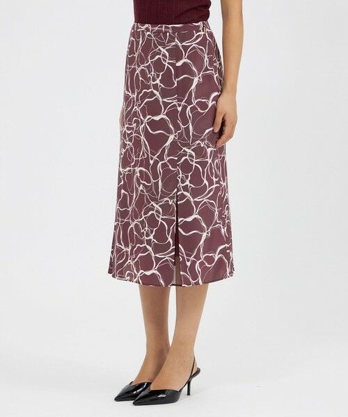 EPOCA / エポカ ロング・マキシ丈スカート | マーブルプリント セミフレアスカート | 詳細7