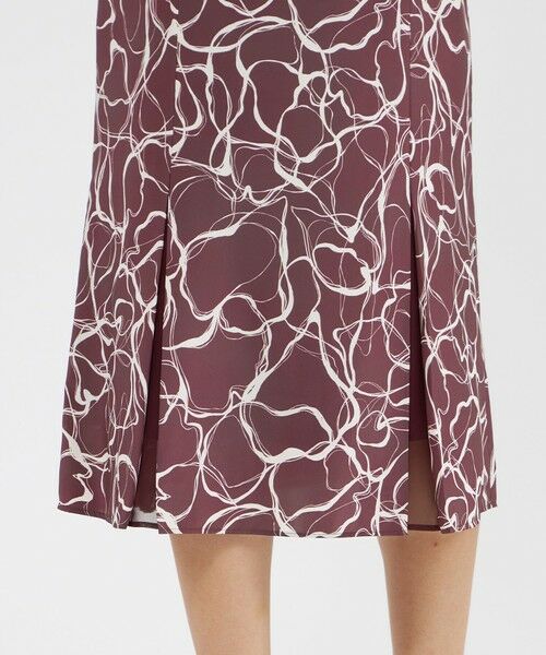 EPOCA / エポカ ロング・マキシ丈スカート | マーブルプリント セミフレアスカート | 詳細10