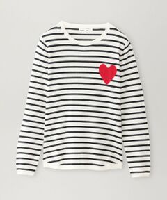 EPOCA / エポカ ニット・セーター | 【CHINTI&PARKER】ボーダーハートセーター《WEB＆EPOCA THE SHOP店舗限定》