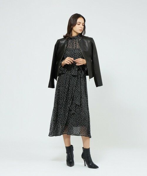 EPOCA / エポカ ノーカラージャケット | 【EPOCA STORIA】ソフトラムレザージャケット《WEB&EPOCA THE SHOP店舗限定》 | 詳細3