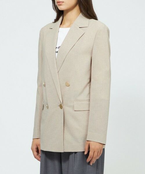 EPOCA / エポカ ノーカラージャケット | 【EPOCA STORIA】ドライトロピカル ダブルブレストジャケット《WEB＆EPOCA THE SHOP店舗限定》 | 詳細5