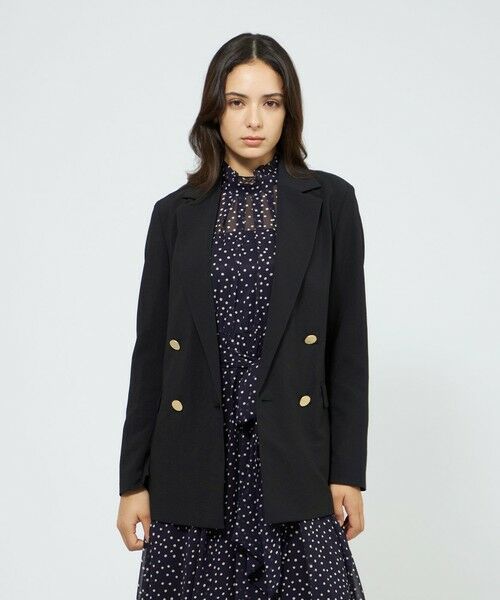 EPOCA / エポカ ノーカラージャケット | 【EPOCA STORIA】ドライトロピカル ダブルブレストジャケット《WEB＆EPOCA THE SHOP店舗限定》 | 詳細1