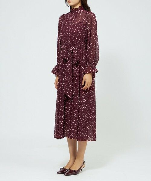 EPOCA / エポカ ロング・マキシ丈ワンピース | 【EPOCA STORIA】ドットプリントワンピース《WEB&EPOCA THE SHOP店舗限定》 | 詳細6