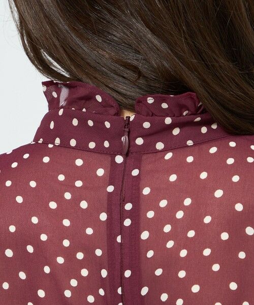 EPOCA / エポカ ロング・マキシ丈ワンピース | 【EPOCA STORIA】ドットプリントワンピース《WEB&EPOCA THE SHOP店舗限定》 | 詳細8