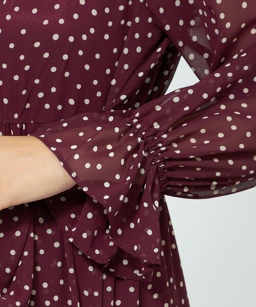 EPOCA / エポカ ロング・マキシ丈ワンピース | 【EPOCA STORIA】ドットプリントワンピース《WEB&EPOCA THE SHOP店舗限定》 | 詳細10