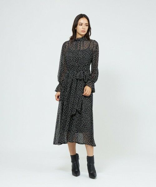 EPOCA / エポカ ロング・マキシ丈ワンピース | 【EPOCA STORIA】ドットプリントワンピース《WEB&EPOCA THE SHOP店舗限定》 | 詳細1