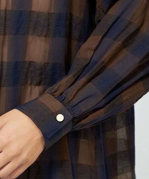 EPOCA / エポカ シャツ・ブラウス | 【EPOCA STORIA】オンブレーチェックブラウス《WEB＆EPOCA THE SHOP店舗限定》 | 詳細8