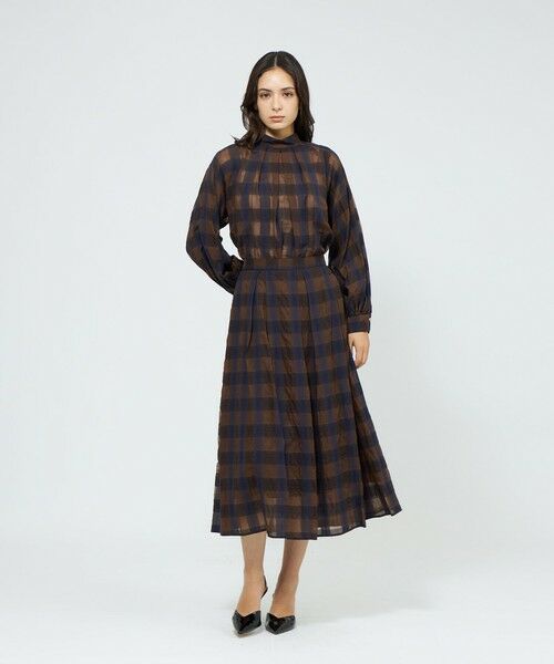 EPOCA / エポカ シャツ・ブラウス | 【EPOCA STORIA】オンブレーチェックブラウス《WEB＆EPOCA THE SHOP店舗限定》 | 詳細2