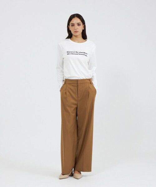 EPOCA / エポカ その他パンツ | 【EPOCA STORIA】タックワイドパンツ《WEB&EPOCA THE SHOP店舗限定》 | 詳細3