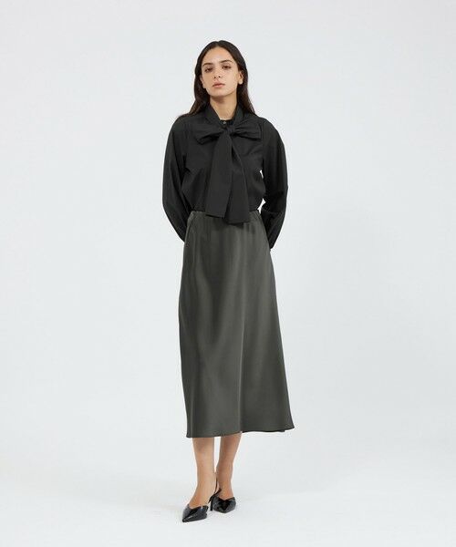 EPOCA / エポカ ロング・マキシ丈スカート | 【EPOCA STORIA】ロイヤルサテンスカート《WEB＆EPOCA THE SHOP店舗限定》 | 詳細1