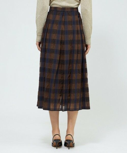 EPOCA / エポカ ロング・マキシ丈スカート | 【EPOCA STORIA】オンブレーチェックスカート 《WEB＆EPOCA THE SHOP店舗限定》 | 詳細6