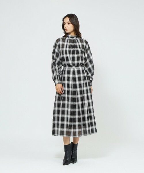 EPOCA / エポカ ロング・マキシ丈スカート | 【EPOCA STORIA】オンブレーチェックスカート 《WEB＆EPOCA THE SHOP店舗限定》 | 詳細1