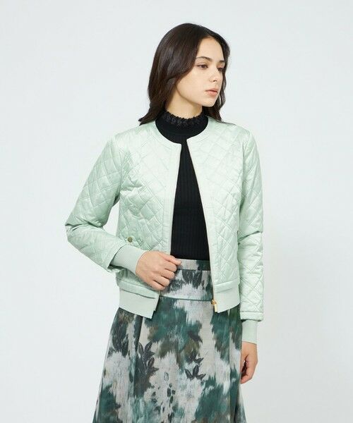 EPOCA / エポカ その他アウター | サテンキルト ノーカラージャケット | 詳細1