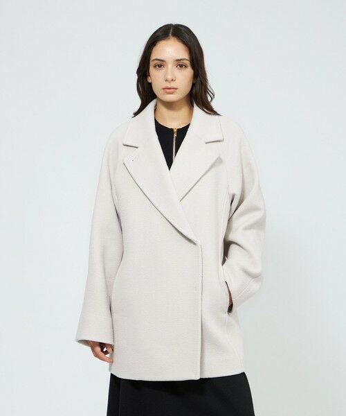 EPOCA / エポカ その他アウター | ウールミドルコート(オフホワイト2)
