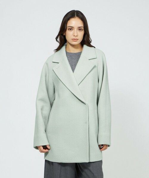 EPOCA/エポカ ウールミドルコート グリーン3 40