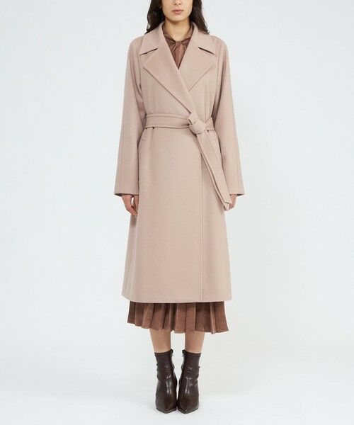 EPOCA / エポカ その他アウター | ジーロンラムウール ベルテッドロングコート | 詳細5