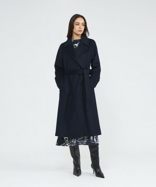 EPOCA / エポカ その他アウター | ジーロンラムウール ベルテッドロングコート | 詳細1