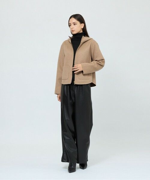EPOCA / エポカ その他アウター | ウールリバーシブルフーディー ショートコート | 詳細5