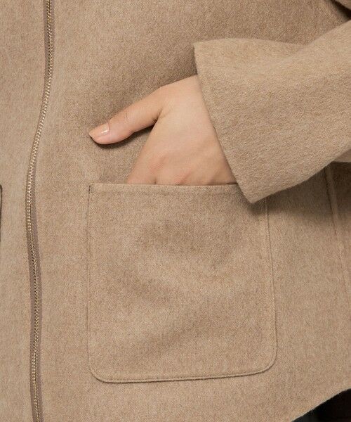 EPOCA / エポカ その他アウター | ウールリバーシブルフーディー ショートコート | 詳細10