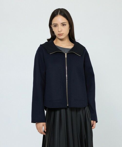EPOCA / エポカ その他アウター | ウールリバーシブルフーディー ショートコート | 詳細1