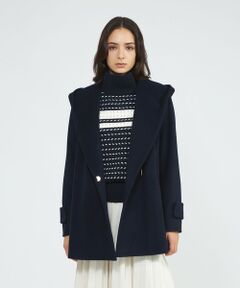 EPOCA / エポカ その他アウター | ジーロンラムウール フーデッドミドルコート