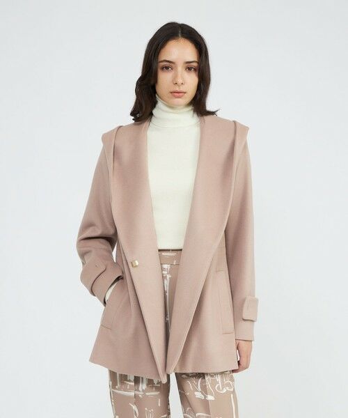 EPOCA / エポカ その他アウター | ジーロンラムウール フーデッドミドルコート | 詳細1