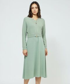 EPOCA / エポカ ロング・マキシ丈ワンピース | 【La maglia】 ジップアップニットワンピース