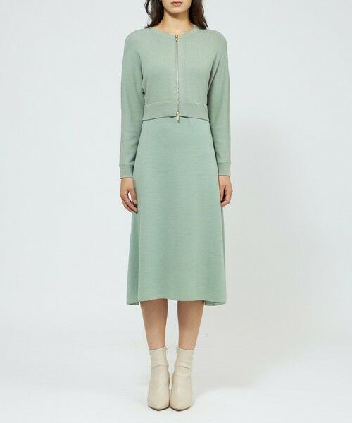 EPOCA / エポカ ロング・マキシ丈ワンピース | 【La maglia】 ジップアップニットワンピース | 詳細3