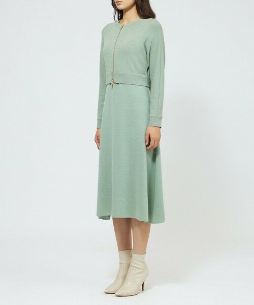 EPOCA / エポカ ロング・マキシ丈ワンピース | 【La maglia】 ジップアップニットワンピース | 詳細4