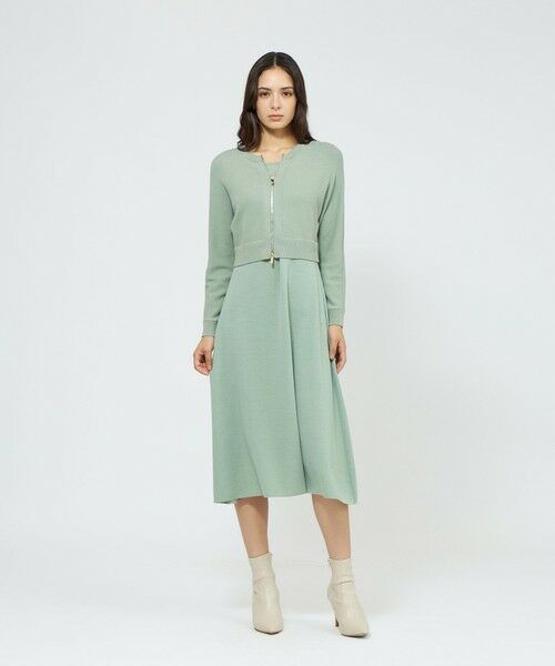 EPOCA / エポカ ロング・マキシ丈ワンピース | 【La maglia】 ジップアップニットワンピース | 詳細2