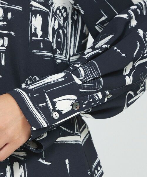 EPOCA / エポカ ロング・マキシ丈ワンピース | ランドスケーププリント サックワンピース | 詳細9