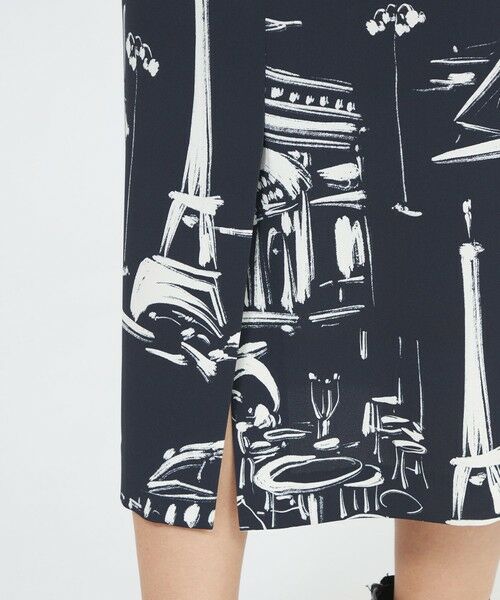 EPOCA / エポカ ロング・マキシ丈ワンピース | ランドスケーププリント サックワンピース | 詳細10