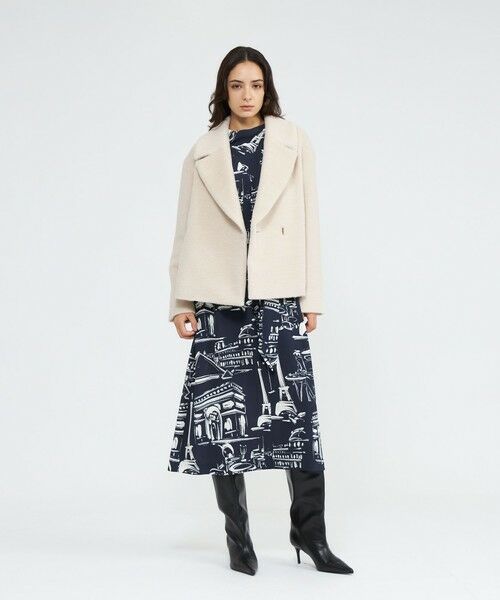 EPOCA / エポカ ロング・マキシ丈ワンピース | ランドスケーププリント サックワンピース | 詳細2