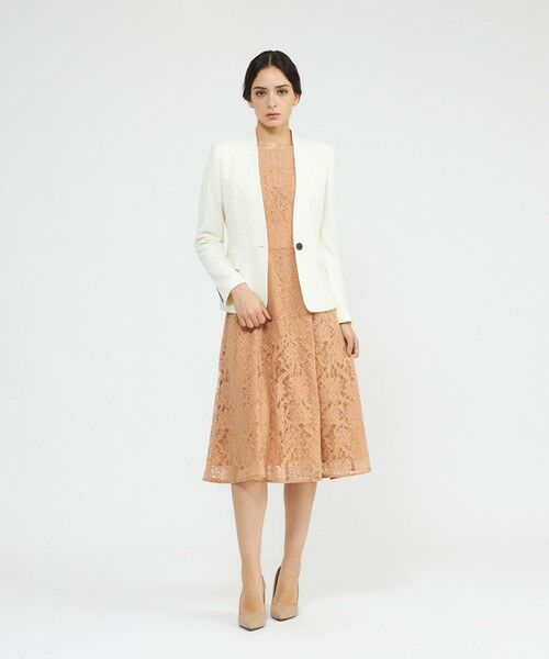 EPOCA / エポカ ロング・マキシ丈ワンピース | リバーレースコンビ フレアドレス | 詳細3