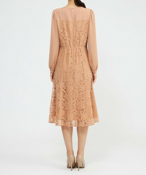 EPOCA / エポカ ロング・マキシ丈ワンピース | リバーレースコンビ フレアドレス | 詳細6