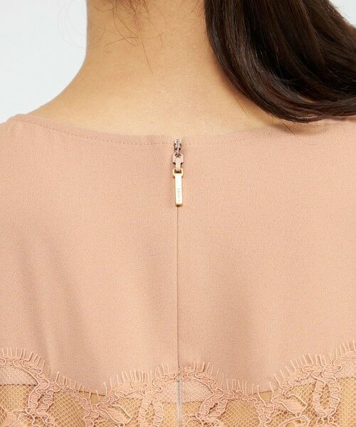 EPOCA / エポカ ロング・マキシ丈ワンピース | リバーレースコンビ フレアドレス | 詳細7