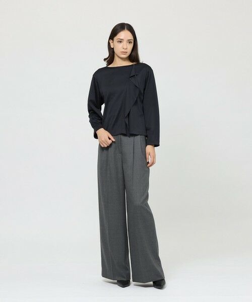 EPOCA / エポカ シャツ・ブラウス | ウールモックロディ フリルブラウス | 詳細2