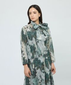 EPOCA / エポカ シャツ・ブラウス | ニュアンスフラワープリント ドルマンスリーブブラウス