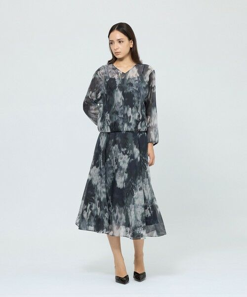 EPOCA / エポカ シャツ・ブラウス | ニュアンスフラワープリント ドルマンスリーブブラウス | 詳細3