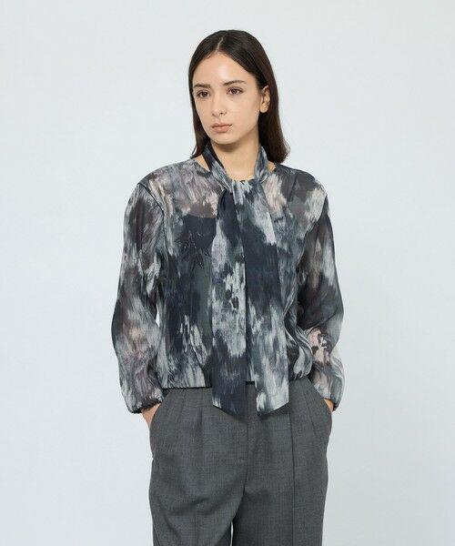 EPOCA / エポカ シャツ・ブラウス | ニュアンスフラワープリント ドルマンスリーブブラウス | 詳細1