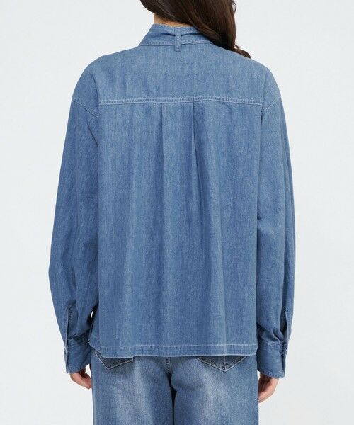 EPOCA / エポカ シャツ・ブラウス | ライトデニム ボウタイブラウス | 詳細6